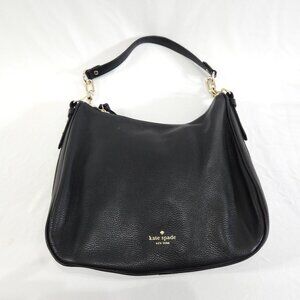 Kate Spade Mulberry Vivian Black Leather Hobo Bag